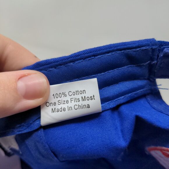 Napa Racing Men's Strapback Hat Blue OSFM Embroidered Logo Fallen Heroes Fund - Picture 15 of 15